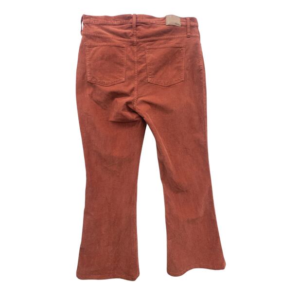 Madewell Cali Demi Boot Corduroy Jeans Button-Front Women's size 34 - Picture 4 of 7